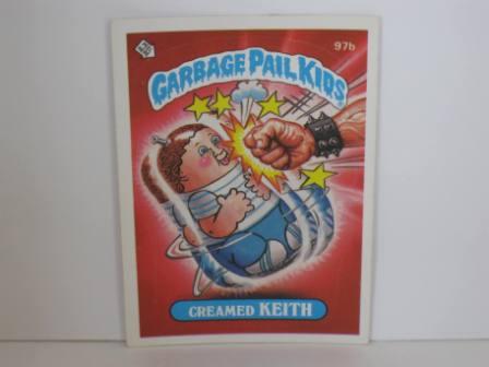 097b Creamed KEITH 1986 Topps Garbage Pail Kids Card